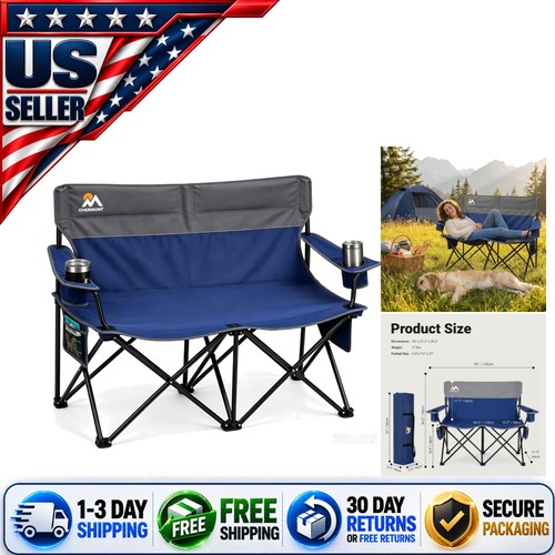 Overmont double camping chair - camping,