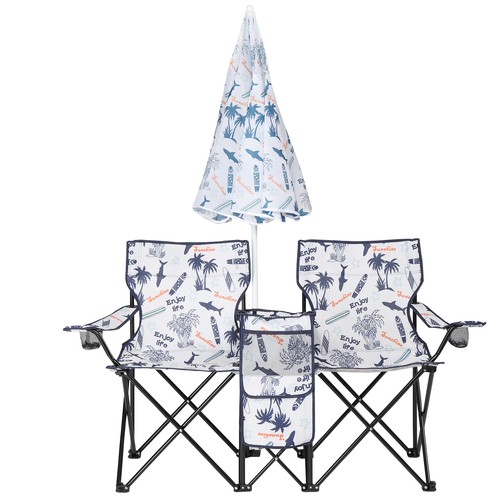 Double folding chair picnic - folding,